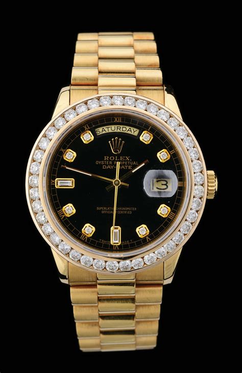 mens rolex diamoind bezel|rolex diamond bezel for sale.